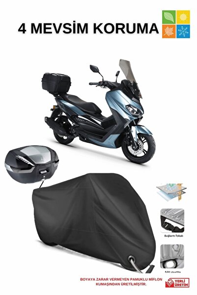 AutoEN SİYAH RKS GRACE 202 PRO ARKA ÇANTA KİLİT UYUMLU SU GEÇİRMEZ BRANDA (MO...