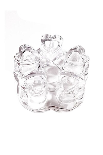 Empressco Beyaz cam ısıtma standı çaydanlık ve demlik için uyumlu, şık tasarı...