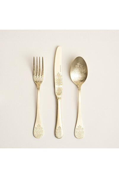 Zsa Zsa Zsu Dume Çelik Yemek Kaşığı 4x23x0.3 Cm Mat Şampanya