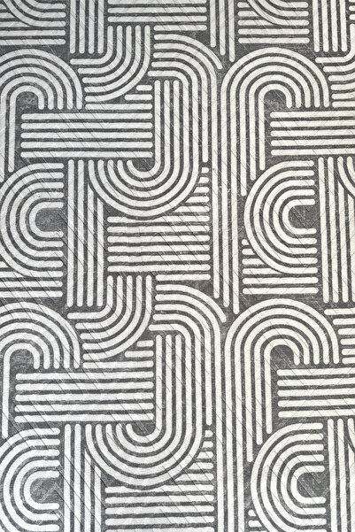 ALgorand Home Αντιολισθητική σόλα με ανάγλυφη επιφάνεια για σαλόνι, διάδρομο, κουζίνα, μοτίβο Hali, γκρι