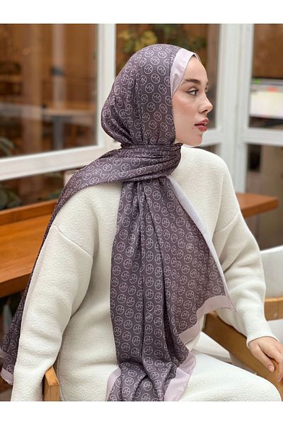 Modakaşmir Şal din bumbac cu model Mk