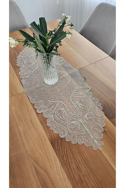 ZESA HOME Пътека с цветен тюл и дантела