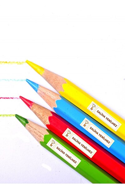 Hsn Okul Öğrenci Etiketi Kalem Defter Kitap Matara İsme Özel Etiket