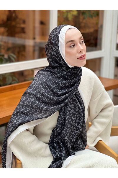 Modakaşmir Şal din bumbac cu model Mk