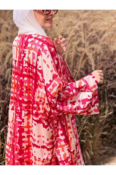 FY Giyim women suit 100% crepe cotton seasonal cardigan dress
