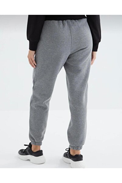 UYN SPORT Ανθρακί ελαστικό πόδι με ψηλόμεσο άνετο κούφιο - Φούτερ Jogger