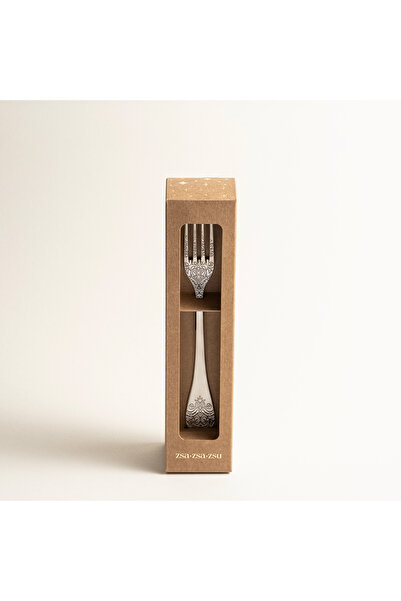 Zsa Zsa Zsu Dume Çelik Tatlı Çatalı 3x20x0.2 Cm Mat Gümüş