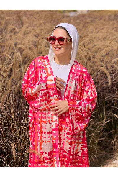 FY Giyim women suit 100% crepe cotton seasonal cardigan dress
