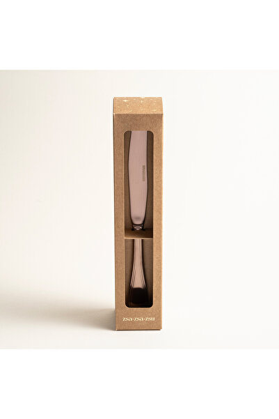 Zsa Zsa Zsu Dume Çelik Yemek Bıçağı 2x23x0.3 Cm Mat Çikolata
