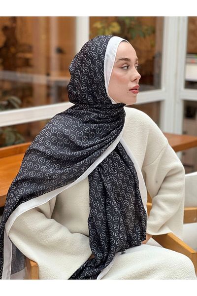 Modakaşmir Şal din bumbac cu model Mk