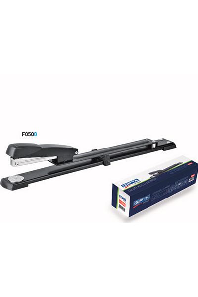 Gıpta 24/6 Long Sleeve Stapler-Metal Black Stapler - F0500