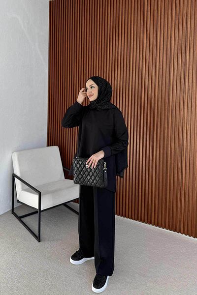 Melike Tatar Black Dumbbell Basic Suit 68-6161