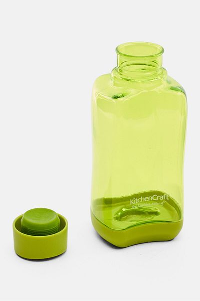 Kitchen Craft Plastic Water Bottle 200ml, Lime Green