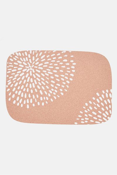 Gilde Reversible Cork Place Mat Design, Brown