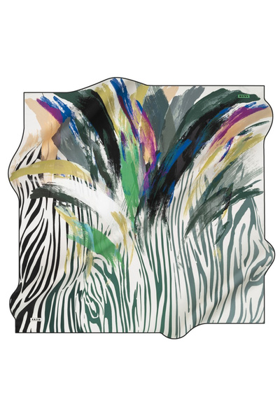 Aker 90X90 Aker Polyester Tivil Eşarp