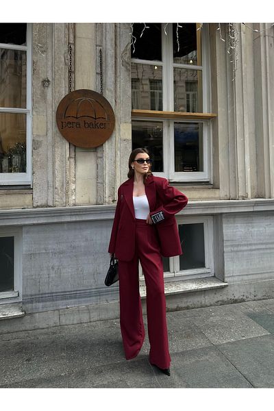 VOLT CLOTHİNG Women's Barcode Emblem gefütterte Blazer Jacke