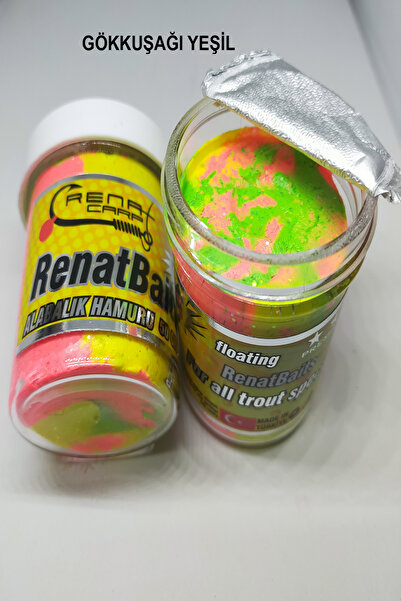 sr sazanrig RenatBaits Yeni Üretim Trout Bait Peynir(Cheese) Kokulu Simli Yüz...