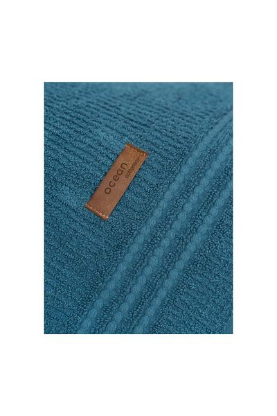 Cotton Box Σετ πετσετών Wellness 3 τεμαχίων από 100% βαμβάκι - ocean Petrol