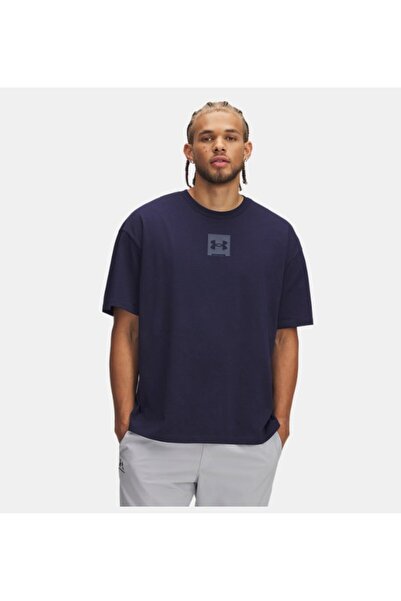 Under Armour Erkek UA Heavyweigt Oversized SM Box Kısa Kollu Tişört 1386803-410