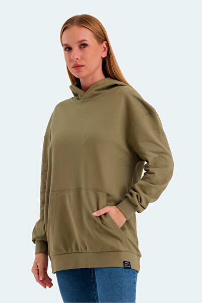 Slazenger Violence Women's Khaki Sweatshirt