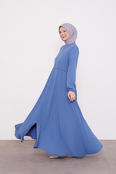 Levidor تنورة نيلي واسعة فيريس