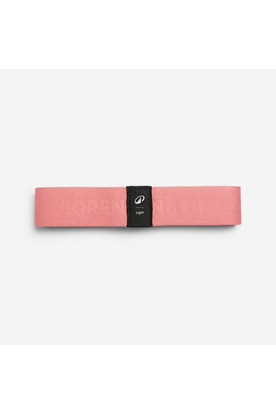 Decathlon Pink Domyos Fabric Resistance Band - Fitness Exercise for Light Resistance