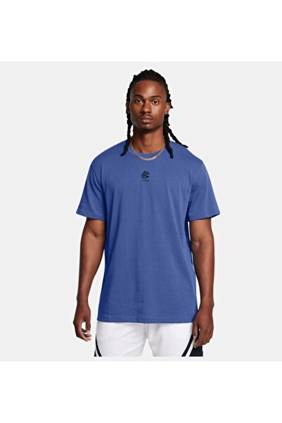 Under Armour Erkek UA Curry Heavyweight Logo Tişört 1387107-432
