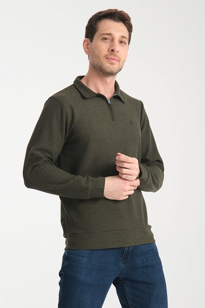 Rodi Men's Half Zipper Long Sleeve Sweatshirt 7702
