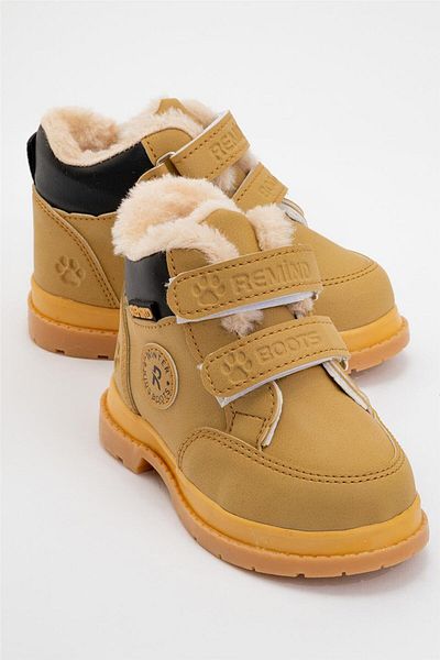 Liger Winter Fur Lined Baby Boots (22-25) Camel