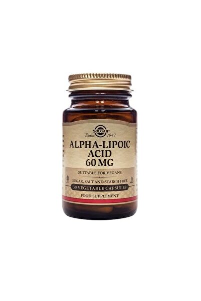 Solgar Alpha Lipoic Acid 60mg Vegi Kapsül 30lu