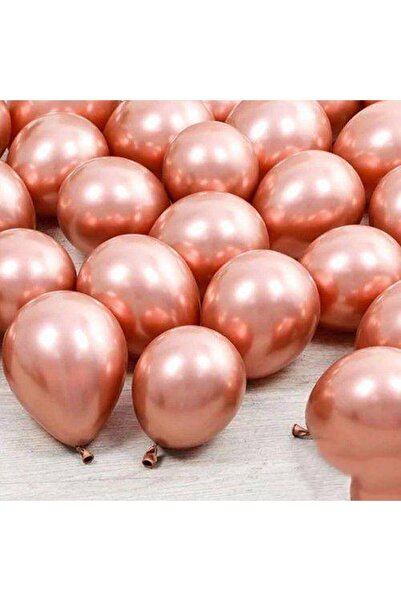 Parti Dükkanım بالون ميني روز جولد كروم 6 بوصة 10 قطع