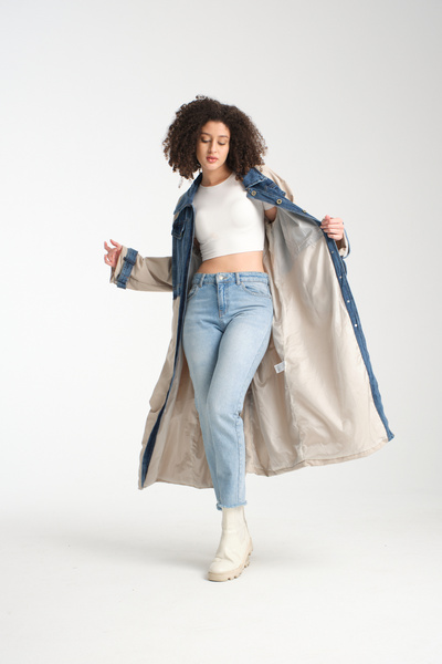 Rodi Kadın Denim Trençkot 1076