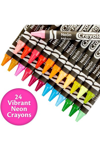 Crayola Crayons Neon Pack of 24