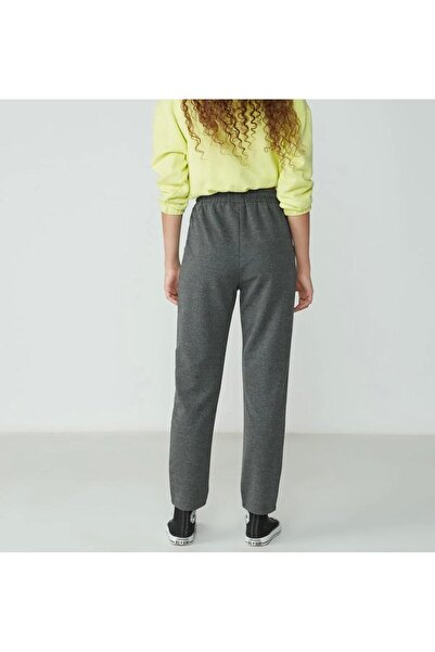 UYN SPORT Ανθρακί ελαστικό πόδι με ψηλόμεσο άνετο κούφιο - Φούτερ Jogger