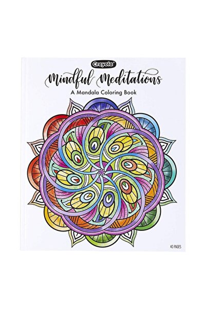 Crayola Mindful Mediations Mandala Coloring Book 40pp 04-1081