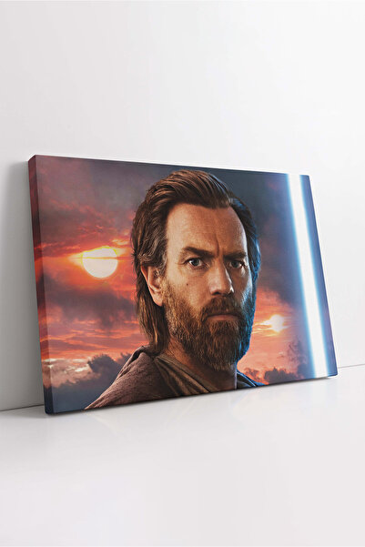 KOSS Dijital Obi Wan Kenobi Ewan McGregor Războiul Stelelor Sabie cu laser Poster de film Pictură decorativă orizontală pe pânză