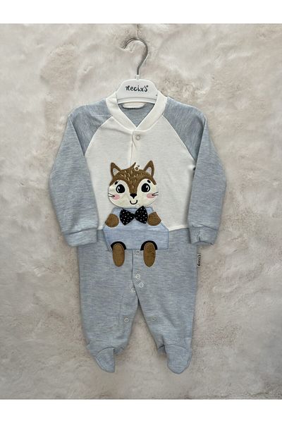 Necix's Crowned Squirrel Men's Figured Jumpsuit