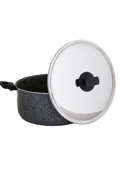 Newflon Neoflam Granite pot with lid 22 cm