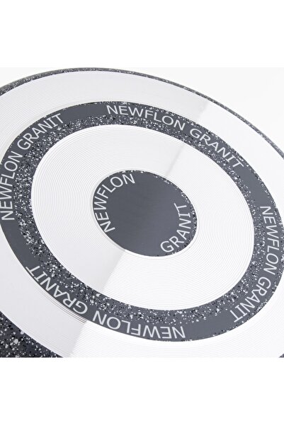 Newflon Granite pot with lid 28 cm