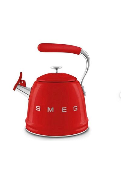 SMEG 50's Style Red Set Top Pressurized Kettle 2.3 Lt