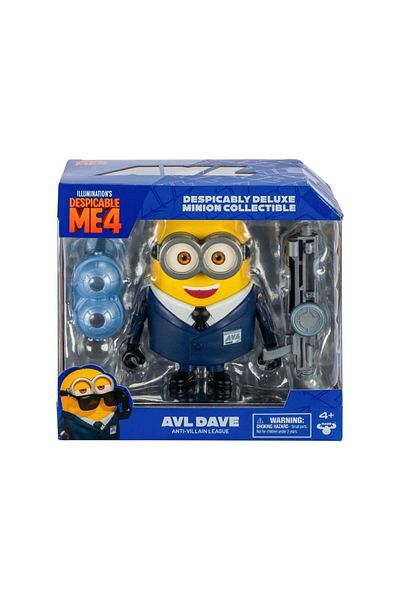 Minions Illuminations Despicable Me 4 Deluxe Minion Figure - AVL Dave