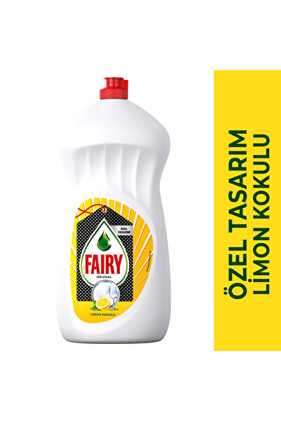 Fairy Temiz & Ferah Sıvı Bulaşık Deterjanı 1500 Ml Limon Kokulu Özel Tasarım