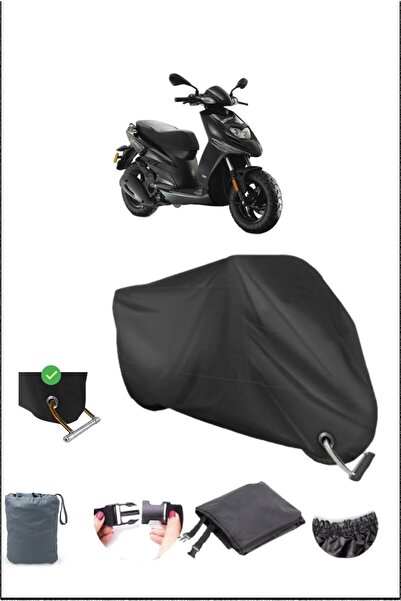 Breen قماش بيجيو تايفون 125 أسود متين متوافق مع القماش المشمع المقاوم للماء ل...