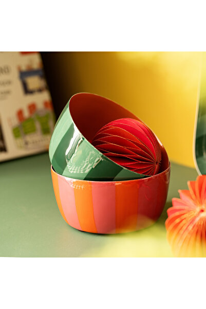 Zsa Zsa Zsu Nanpur Metal Kase 11x11x6 Cm Yeşil