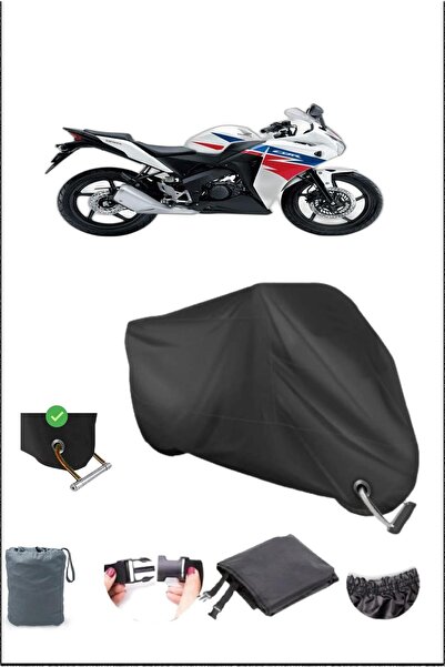 Breen قماش القنب الأسود للدراجات النارية Honda Cbr125r ذو القفل المتين المتوا...