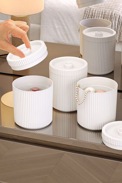 Pufwin Home 3 Καλύμματα Μακιγιάζ Καλλυντικά Organizer Πολλαπλών Χρήσεων
