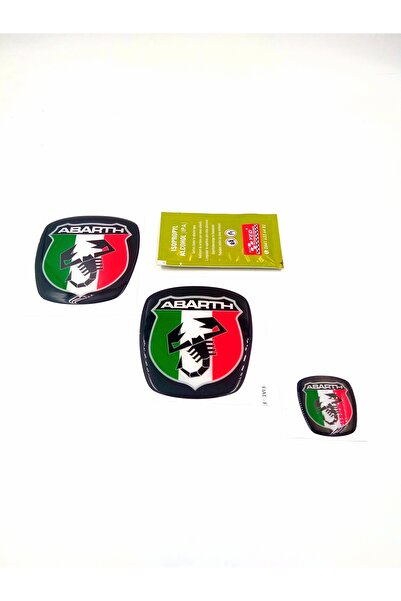PROTEC Fiat Doblo Fiorino Uyumlu Abarth Logo 3'lü Set (ön-arka-direksiyon)