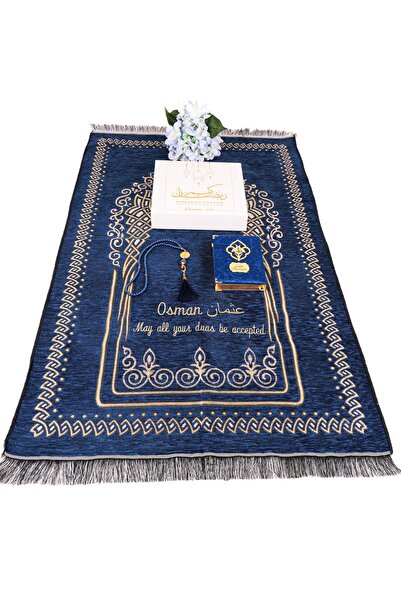 Happy times favors Kişiselleştirilmiş İsme Özel Seccade, Kuran, Tesbih Seti, ...