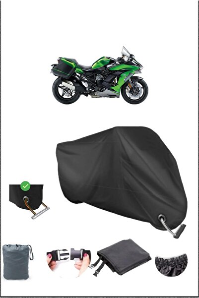 Breen Black Kawasakı Nınjah2Sx Durable Lock Compatible Waterproof Motorcycle ...