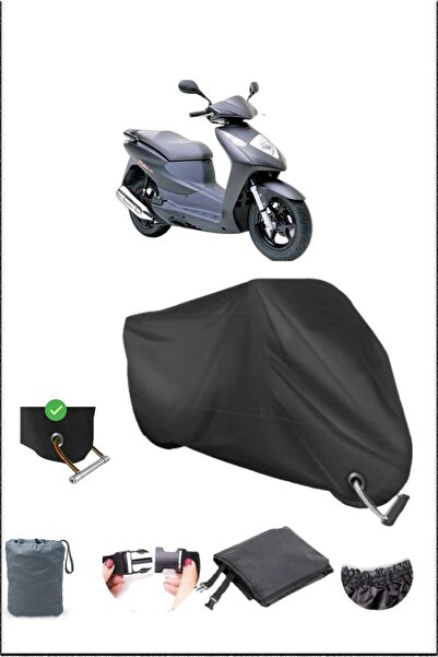 Breen قماش مشمع أسود للدراجات النارية من هوندا ديلان150 متين متوافق مع القفل ...